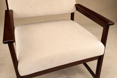  Jorge Jabour Pair of Brazilian Mid Century Modern Rosewood Armchairs by Jorge Jabour Mauad