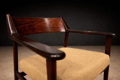  Jorge Jabour Set of Four Brazilian Rosewood Armchairs by Jorge Jabour Cant 1960s