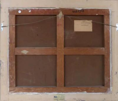  Jos Garc a Narezo 1968 Jos Garc a Narezo Seahorses Oil Painting Mexican