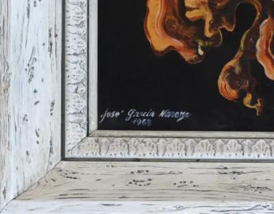  Jos Garc a Narezo 1968 Jos Garc a Narezo Seahorses Oil Painting Mexican