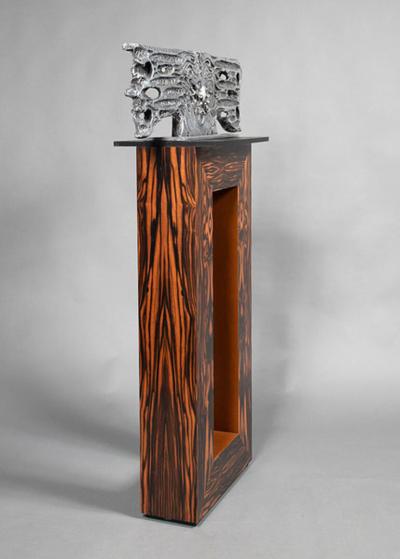  Josep Jordi Guardiola i Bonet ABSTRACT CAST ALUMINIUM SCULPTURE BY JORDI BONET