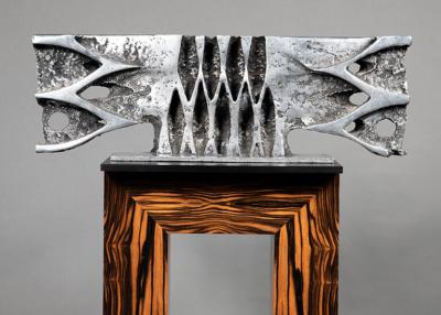  Josep Jordi Guardiola i Bonet ABSTRACT CAST ALUMINIUM SCULPTURE BY JORDI BONET