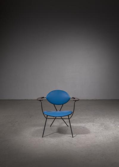  Joseph Cicchelli Blue Joseph Cicchelli Chair for Reilly Wolf