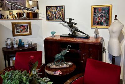  Jozef Popczyk Jozef Popczyk Cubist Art Deco Painting Music Group