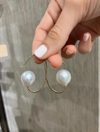  Just Jules Baroque South Sea Pearl Gold Back Hoop Earrings Just Jules 2026