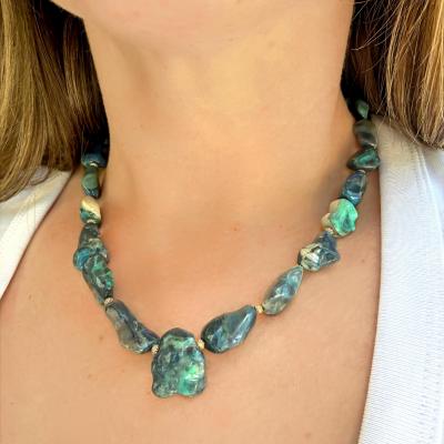  Just Jules Boulder Opal Diamond Yellow Gold One of a Kind Necklace Just Jules 2025