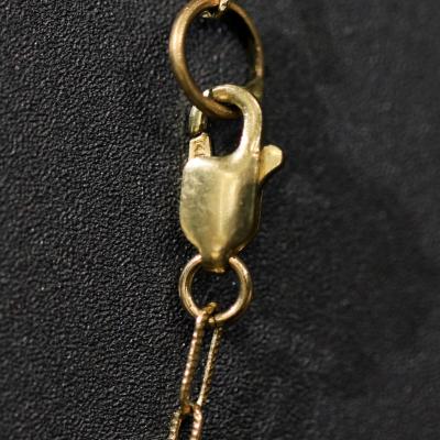  Just Jules Emerald Diamond Station Yellow Gold One of a Kind Necklace Just Jules 2024