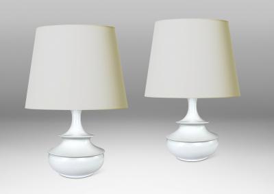  K hler Kahler Pair of Table Lamps by K hler Keramik