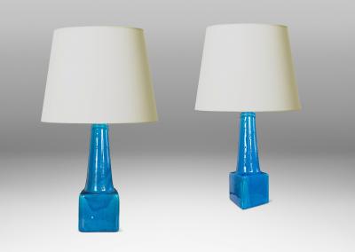  K hler Kahler Pair of Table Lamps by K hler Keramik