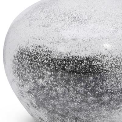  K hler Kahler Table Lamp in White Gray Stipple Glaze by Kahler