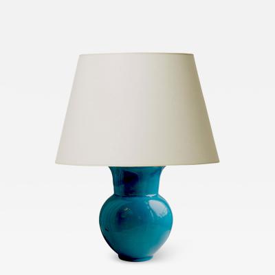  K hler Table lamp in rich turquoise by K hler