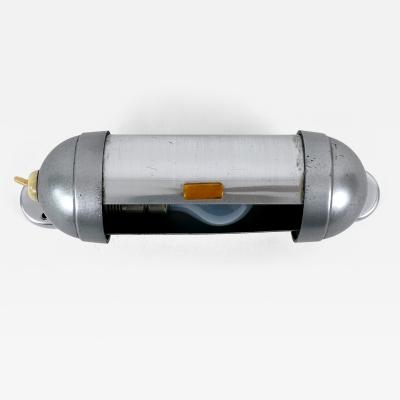  K nig Streamline Design Bauhaus Sub Marine Cabinet Sconce by K nig Germany 1940s