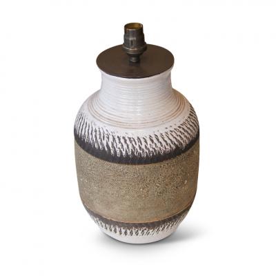  K ramos Textured table lamp with albarello form by K ramos