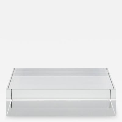  KA Glass Crystal Base Riser Clear 12x12 by KA Glass