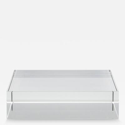  KA Glass Crystal Base Riser Clear 12x12 by KA Glass