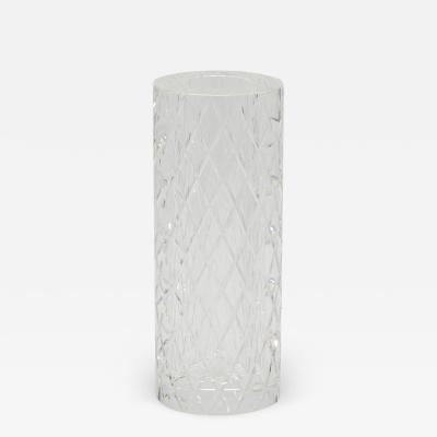  KA Glass Crystal Diamond Vase by KA Glass