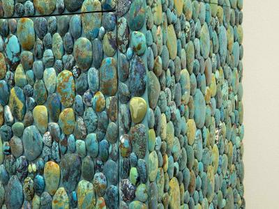  KAM TIN Unique turquoise Buffet Cabinet by KAM TIN