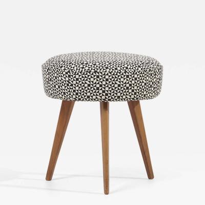  KNOLL ANTIMOTT Newly upholstered Knoll Antimott Stool 1960s