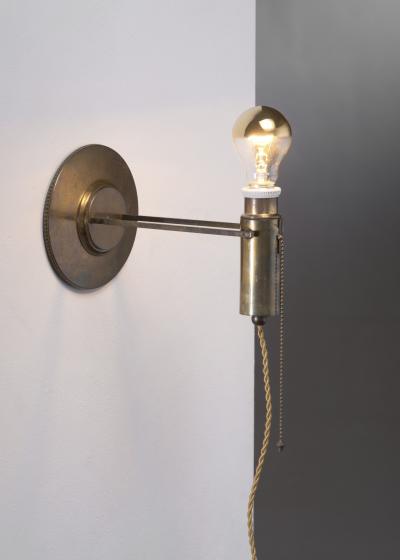  KORU HELSINKI Eino Schroderus brass wall lamp for Koru