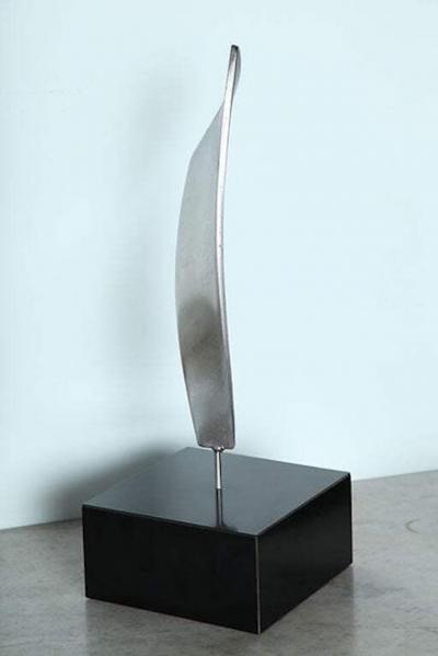  Kafka Kafka Stainless Steel Sculpture on Base