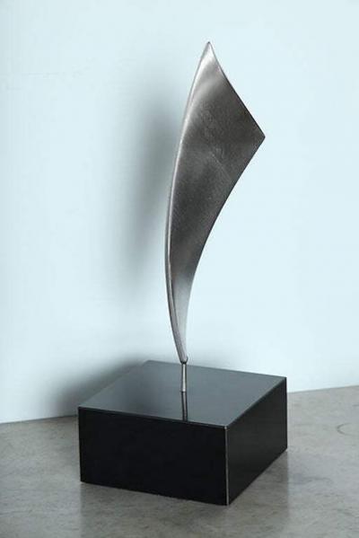  Kafka Kafka Stainless Steel Sculpture on Base