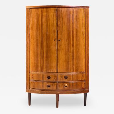  Kai Kristiasen Kai Kristiansen Mid Century Danish Rosewood Corner Cabinet