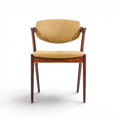  Kai Kristiasen Kai Kristiansen Model 42 Mid Century Danish Rosewood Z Chairs Set of 4
