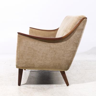  Kai Kristiasen Kai Kristiansen Style Mid Century Danish Teak Sofa