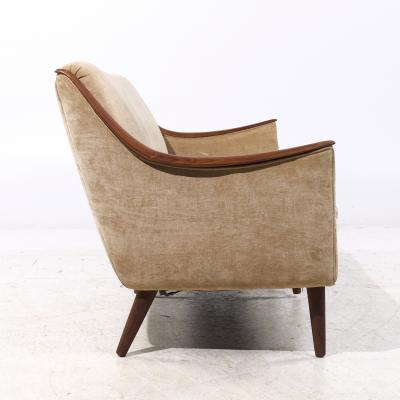  Kai Kristiasen Kai Kristiansen Style Mid Century Danish Teak Sofa