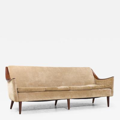  Kai Kristiasen Kai Kristiansen Style Mid Century Danish Teak Sofa