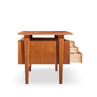  Kai Kristiasen Kai Kristiansen for FM M bler Model FM60 Mid Century Danish Teak Floating Desk