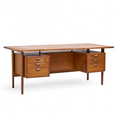  Kai Kristiasen Kai Kristiansen for Feldballes M belfabrik FM60 Mid Century Danish Teak Desk