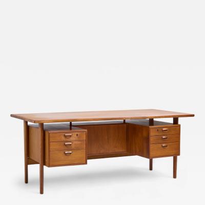  Kai Kristiasen Kai Kristiansen for Feldballes M belfabrik FM60 Mid Century Danish Teak Desk
