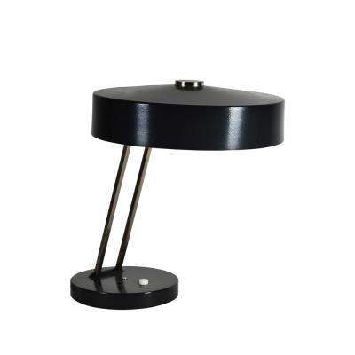  Kaiser Idell Kaiser Leuchten Kaiser Co 1960S BLACK ENAMEL AND CHROME DESK LAMP BY KAISER IDELL