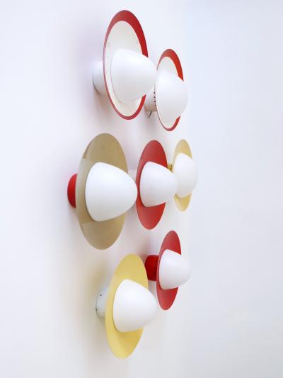  Kaiser Leuchten Set of Seven Lovely Sconces or Ceiling Fixtures by Kaiser Leuchten Germany