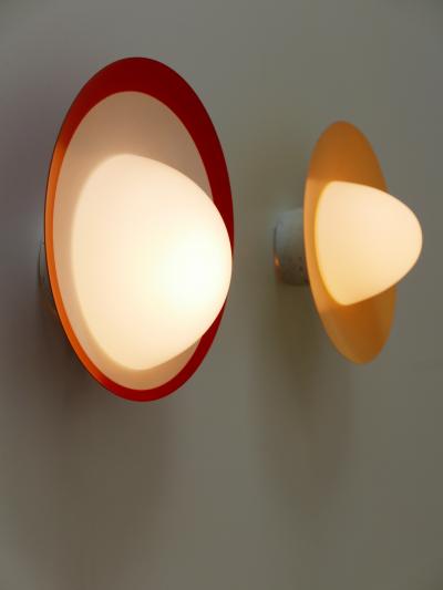  Kaiser Leuchten Set of Seven Lovely Sconces or Ceiling Fixtures by Kaiser Leuchten Germany