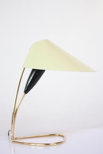  Kalmar Lighting 1950s Austrian Brass Lily Table Lamp Attributed to J T Kalmar