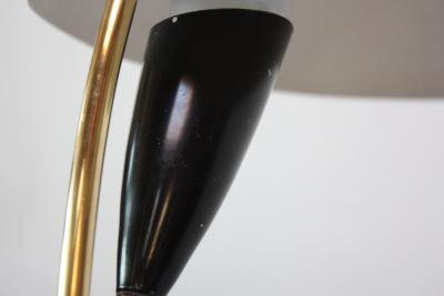  Kalmar Lighting 1950s Austrian Brass Lily Table Lamp Attributed to J T Kalmar