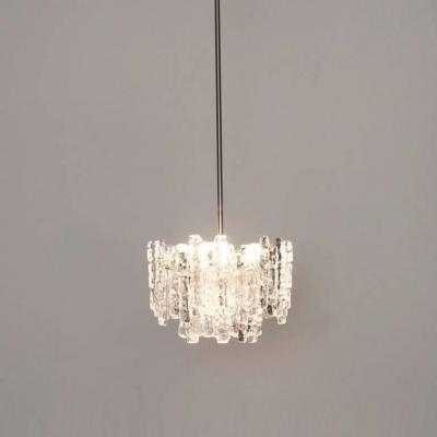  Kalmar Lighting Kalmar Austria Icicle Ice Glass Viennese Chandelier from the 1960s