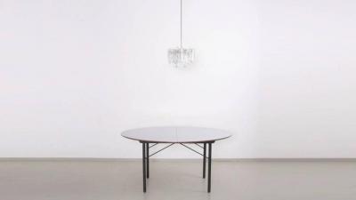  Kalmar Lighting Kalmar Austria Icicle Ice Glass Viennese Chandelier from the 1960s