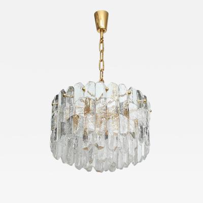  Kalmar Lighting Kalmar Chiseled Ice Glass Chandelier