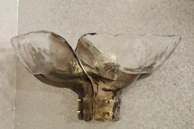  Kalmar Lighting Kalmar Clear Smoked Glass Sconces