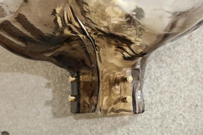  Kalmar Lighting Kalmar Clear Smoked Glass Sconces