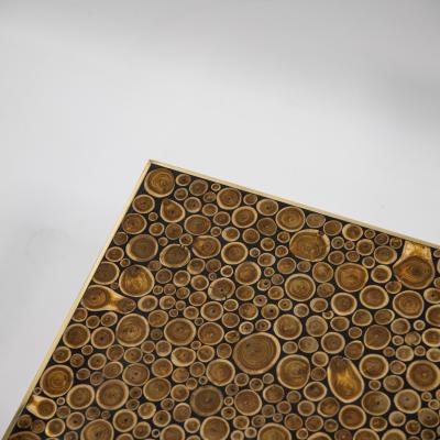 Kam Tin Boxwood Burl Coffee Table