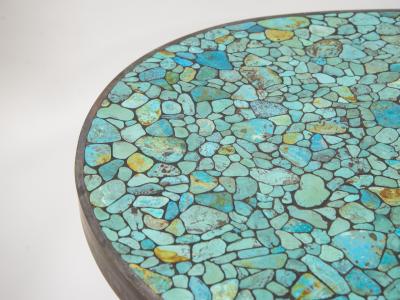  Kam Tin Large turquoise coffee table