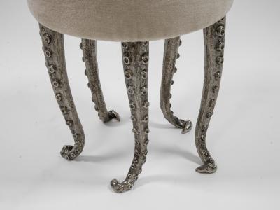  Kam Tin Silver Octopus stool
