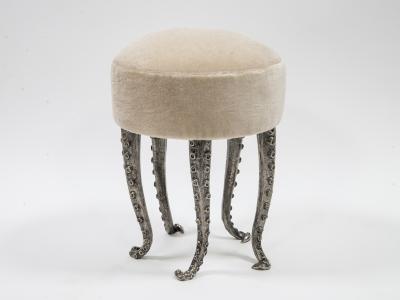  Kam Tin Silver Octopus stool