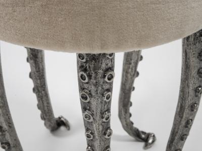  Kam Tin Silver Octopus stool