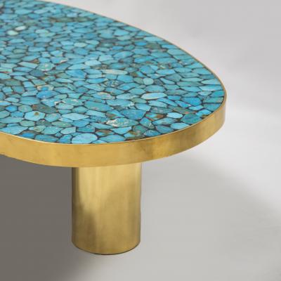  Kam Tin Turquoise Coffee Table