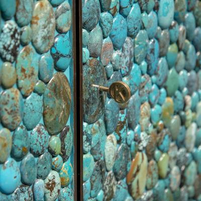  Kam Tin Turquoise bar cabinet
